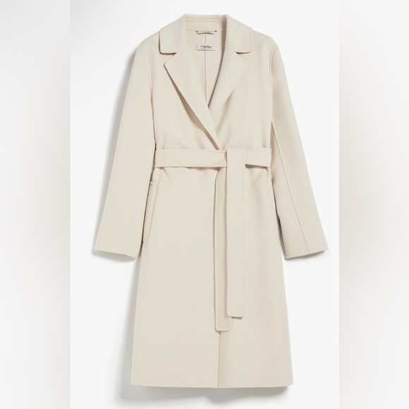 ISO: Max Mara Pauline Wool Wrap Coat in Vanilla - Picture 2 of 2